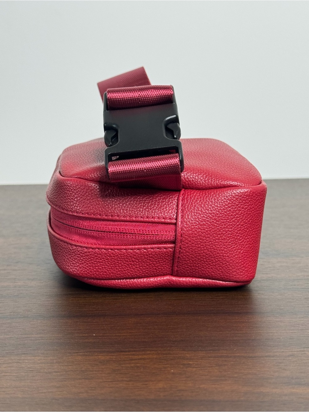 Modern Picnic Red Vegan Leather Belt Bag / Fanny Pack - Picture 4 of 14